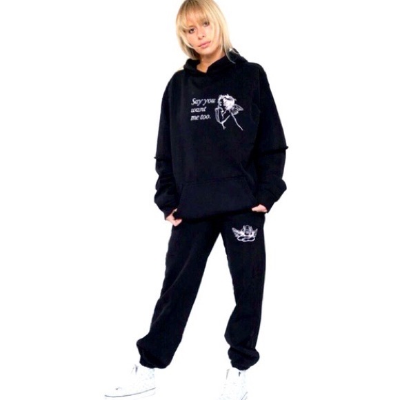 ONE SIZE Say You Want Me Too Twofer Hoodie - Picture 4 of 4